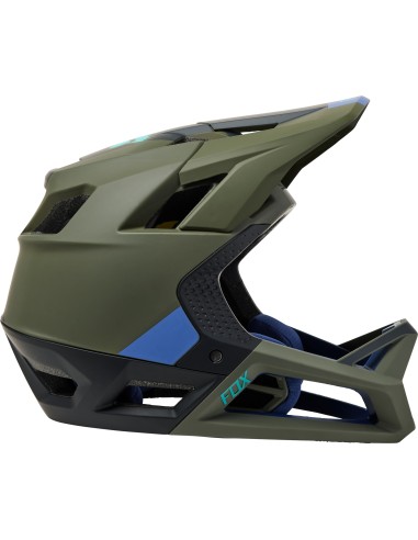 FOX PROFRAME BLOCKIERT OLIVGRÜN MTB-HELM