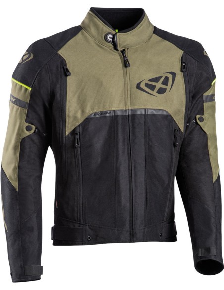 CHAQUETA IXON ALLROAD NEGRO VERDE