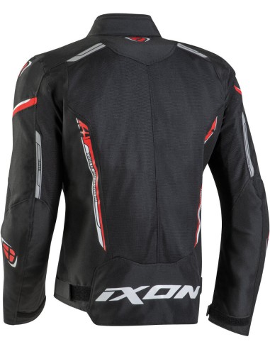 GIACCA IXON STRIKER NERO BIANCO ROSSO