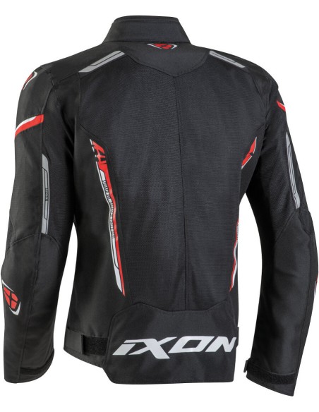 GIACCA IXON STRIKER NERO BIANCO ROSSO