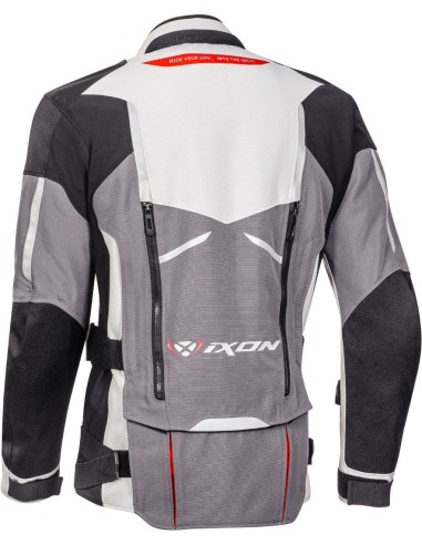 IXON RAGNAR JACKET BLACK GREY RED