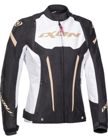 DAMENJACKE IXON STRIKER SCHWARZ WEISS