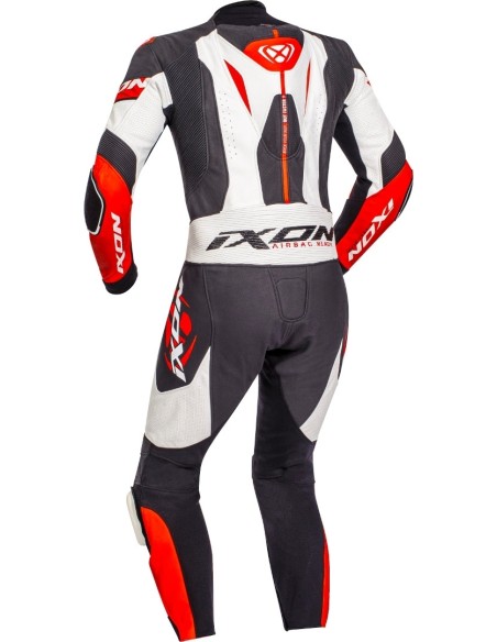 IXON JACKAL FULL BODY SUIT BLACK WHITE RED
