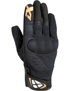 IXON RS DELTA WOMEN'S GLOVES BLACK WHITE GOLD