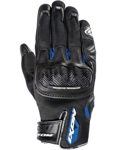 IXON RS RISE AIR GLOVES BLACK BLUE