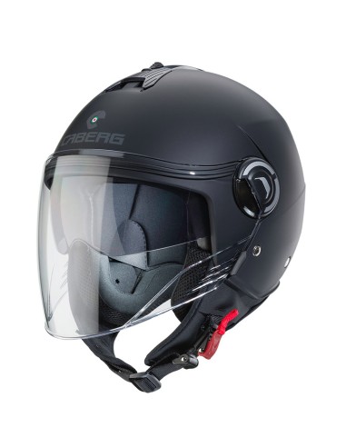 CASCO CABERG RIVIERA V4 NEGRO MATE