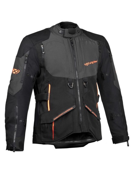 IXON RAGNAR JACKET BLACK ANTHRACITE ORANGE