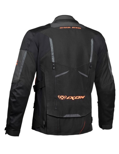 IXON RAGNAR JACKET BLACK ANTHRACITE ORANGE