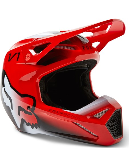 FUCHS V1 TOXSYK HELM FLUORESZIEREND ROT
