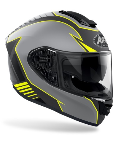 CASCO AIROH ST 501 TIPO AMARILLO MATE