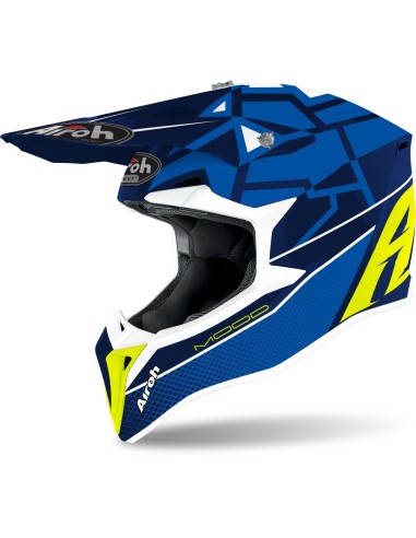 AIROH WRAAP MOOD BLUE GLOSS BABY HELMET