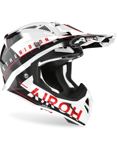 CASCO AIROH AVIATOR ACE AMAZE ROJO BRILLO