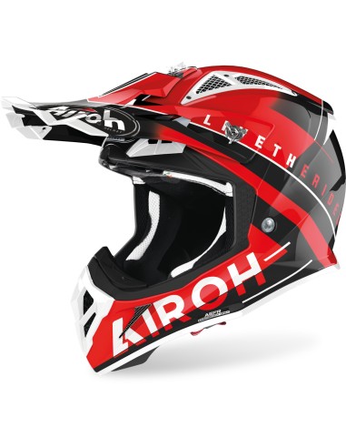 AIROH AVIATOR ACE AMAZE ROT GLANZ HELM