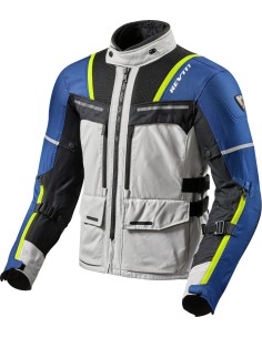 GIACCA REV'IT OFFTRACK ARGENTO BLU