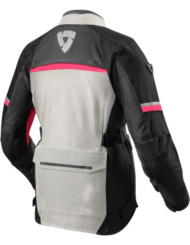 GIACCA DONNA REV'IT OUTBACK 3 ARGENTO FUCSIA