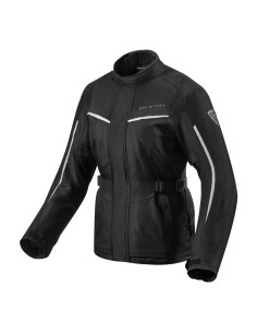 REV'IT VOLTIAC 2 CHAQUETA MUJER NEGRO PLATA