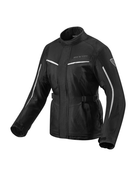 REV'IT VOLTIAC 2 CHAQUETA MUJER NEGRO PLATA