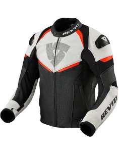 REV'IT CHAQUETA CONVEXA NEGRO ROJO