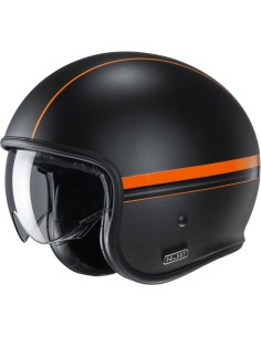 HJC V 30 EQUINOX SCHWARZ ORANGE HELM