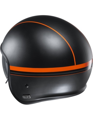 CASQUE HJC V 30 EQUINOX NOIR ORANGE