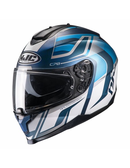 HELMET HJC C70 LANTIC BLUE WHITE