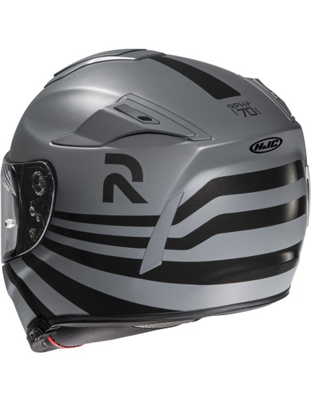 CASCO HJC R PHA 70 STIPE GRIS NEGRO