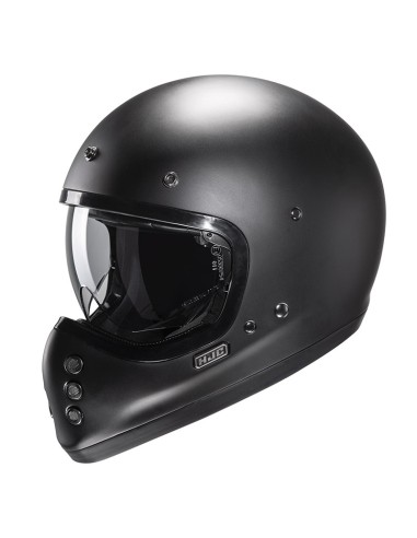 HJC V60 HALBFLACHER SCHWARZER HELM