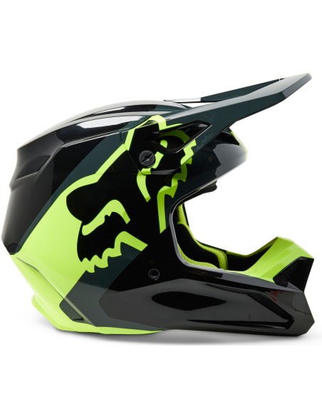 FOX V1 XPOZR HELM SCHWARZ GRAU