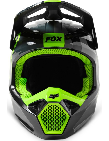 FOX V1 XPOZR HELM SCHWARZ GRAU