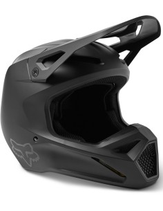 FOX V1 SOLID MATTSCHWARZER HELM