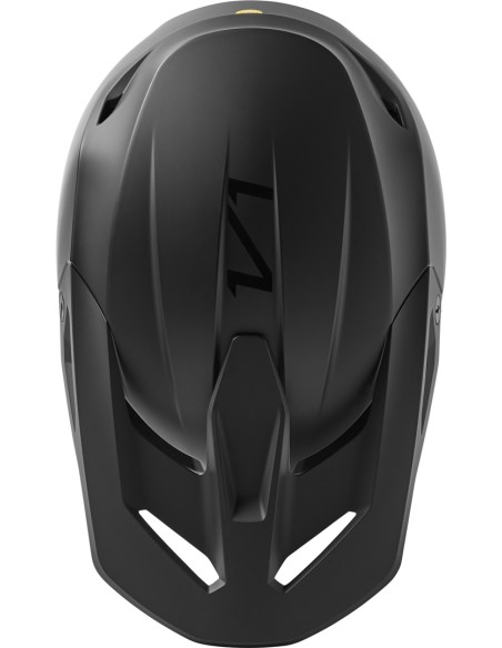 FOX V1 SOLID MATTE BLACK HELMET