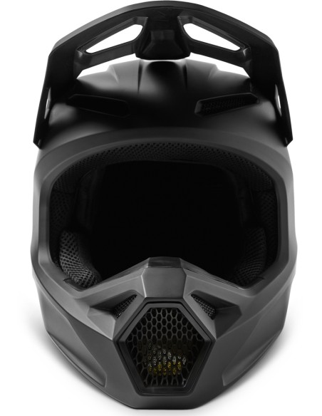 FOX V1 SOLID MATTE BLACK HELMET