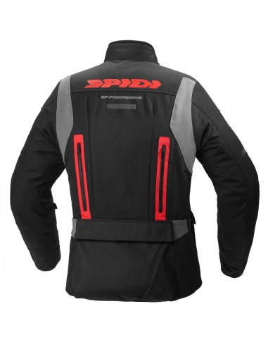 SPIDI TRAVELER 3 JACKE SCHWARZ ROT