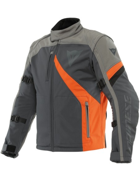 DAINESE RANCH TEX JACKE GRAU ORANGE