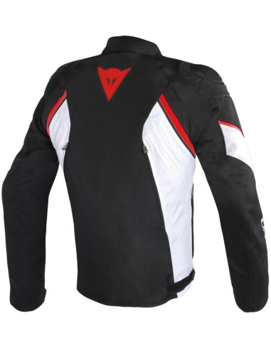 DAINESE AVRO D2 TEX JACKET NEGRO BLANCO ROJO