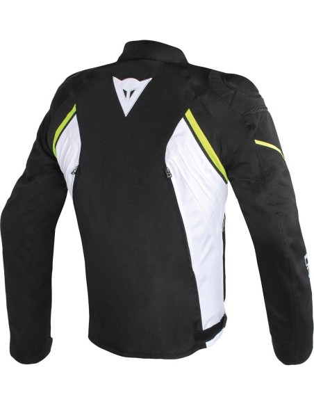 DAINESE AVRO D2 TEX JACKE SCHWARZ WEISS GELB FLUO