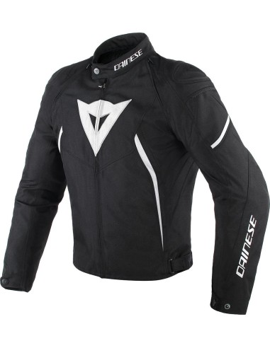 DAINESE AVRO D2 TEX JACKE SCHWARZ WEISS