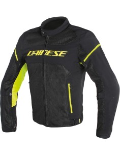 DAINESE AIR FRAME D1 TEX SCHWARZ GELB JACKE