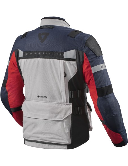 REV'IT DEFENDER 3 GTX JACKE ROT BLAU