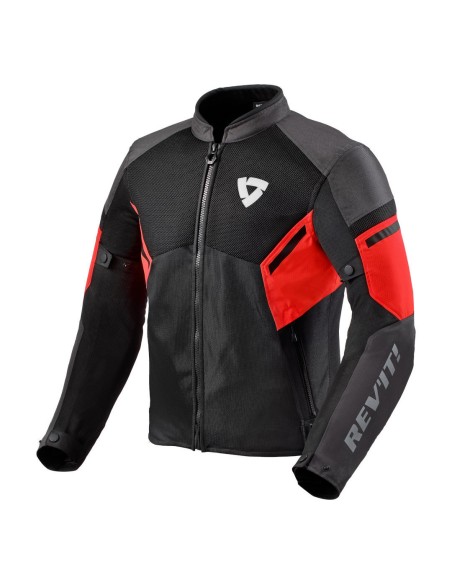 REV'IT GT-R AIR 3 JACKET BLACK NEON RED