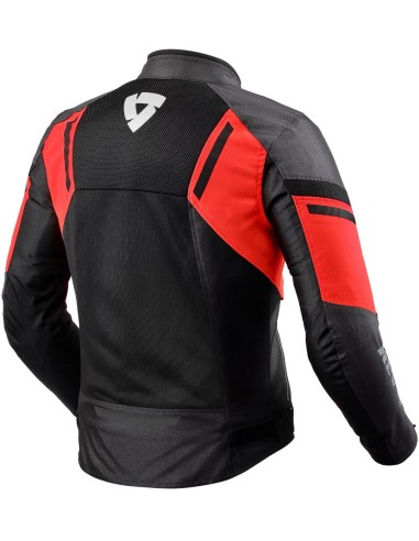 REV'IT GT-R AIR 3 BLACK NEON RED JACKET