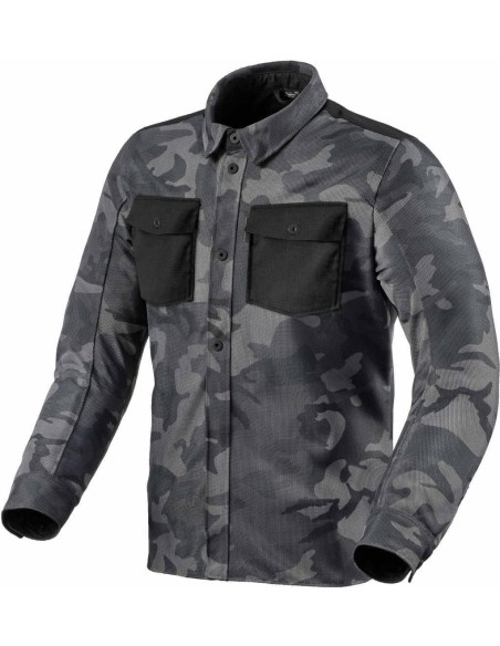ÜBERHEMD REVIT TRACER AIR 2 CAMO DUNKELGRAU