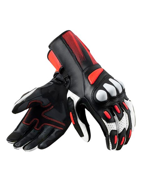 REVIT METIS 2 GLOVES BLACK NEON RED