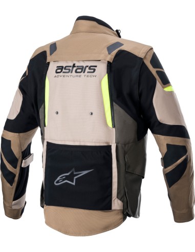 ALPINESTARS HALO DRYSTAR JACKET KHAKI SAND YELLOW