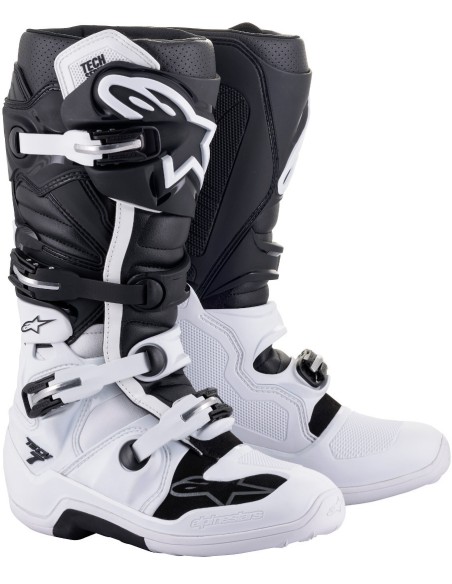 STIVALI ALPINESTARS TECH 7 BIANCO NERO