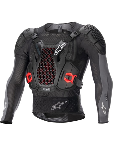 ALPINESTARS BIONIC PLUS V2 BIB BLACK ANTHRACITE RED