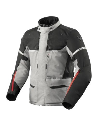 REVIT OUTBACK 4 H2O JACKET SILVER BLACK