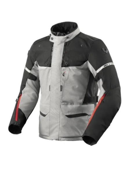 REVIT OUTBACK 4 H2O JACKET SILBER SCHWARZ