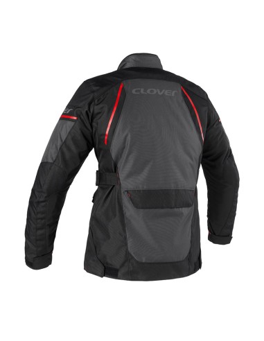 WOMEN'S CLOVER STORM 4 WP JACKET RED GRAPHITE