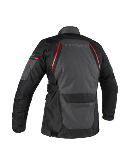 WOMEN'S CLOVER STORM 4 WP JACKET RED GRAPHITE